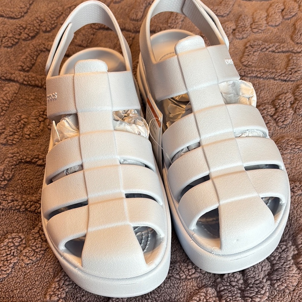 CROCS Women's Sandals in Light Gray